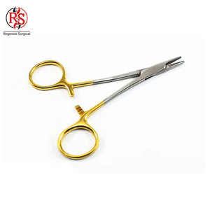 Porte-aiguilles Halsey sur mesure en acier inoxydable, instruments chirurgicaux, porte-aiguilles Halsey - Product Image 2