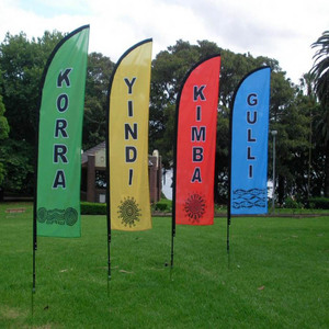 <span class=keywords><strong>Precio</strong></span> de fábrica, Bandera de plumas para exteriores, bandera de playa voladora, bandera publicitaria de cara, Bandera de plumas de playa - Product Image 3