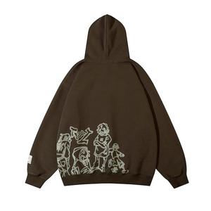 เสื้อฮู้ดดี้และเสื้อสเวตเชิ้ตผู้หญิง สำหรับฤดูใบไม้ร่วง ผ้าฝ้ายเนื้อหนา อุ่นสบาย ระบายอากาศได้ดี สไตล์สตรีทแวร์ สำหรับสาวๆ - Product Image 2