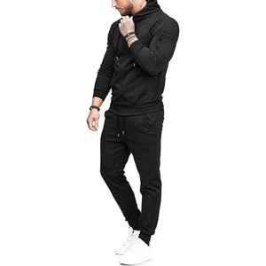 Pull à capuche tendance 2025 pour hommes, survêtement en tissu polaire avec motif imprimé pour le jogging d'hiver - Product Image 1