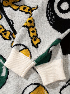 Custom design men sweatshirt cotton <b>fleece</b> pullover comfortable warm apparel suitable for casual streetwear and winter use - Product Image 5