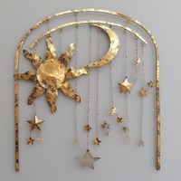 Celestial Bell Iron Wind Chime Movible Hanging Art Deco Design Tamaño de color personalizable Produce notas calmantes para espiritual