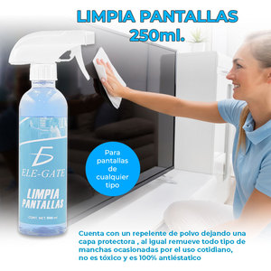 Confezione da 3: Aria Compressa 440ml e Liquido Detergente per Schermi 500ml - Product Image 4