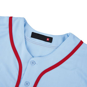 Camiseta de equipo atlético para hombre, ropa deportiva de malla transpirable de manga corta, uniforme de entrenamiento informal cómodo, camiseta de béisbol y softbol - Product Image 3