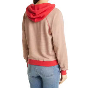 Vente en gros de sweats à capuche conçus sur mesure pour femmes meilleure qualité avec col à capuche doublé style décontracté hiver mode OEM prix bon marché! - Product Image 3