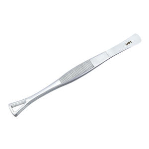 Pince à épiler professionnelle en acier inoxydable, légère et durable, à mâchoires triangulaires, pour manucure, usage domestique et commercial, pour une préhension plus large - Product Image 3