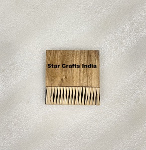 Posavasos de madera con diseño de mimbre, posavasos, directo de fábrica, gran oferta, venta al por mayor, posavasos negro, posavasos de ratán, manteles individuales - Product Image 4