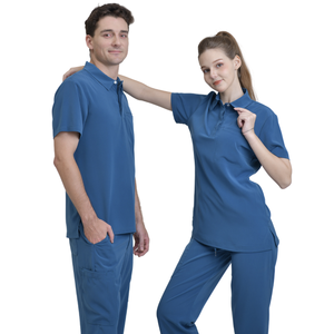 Uniforme médico unisex de enfermera de hospital transpirable de alta calidad personalizado con diseño de accesorios y logotipo - Product Image 6