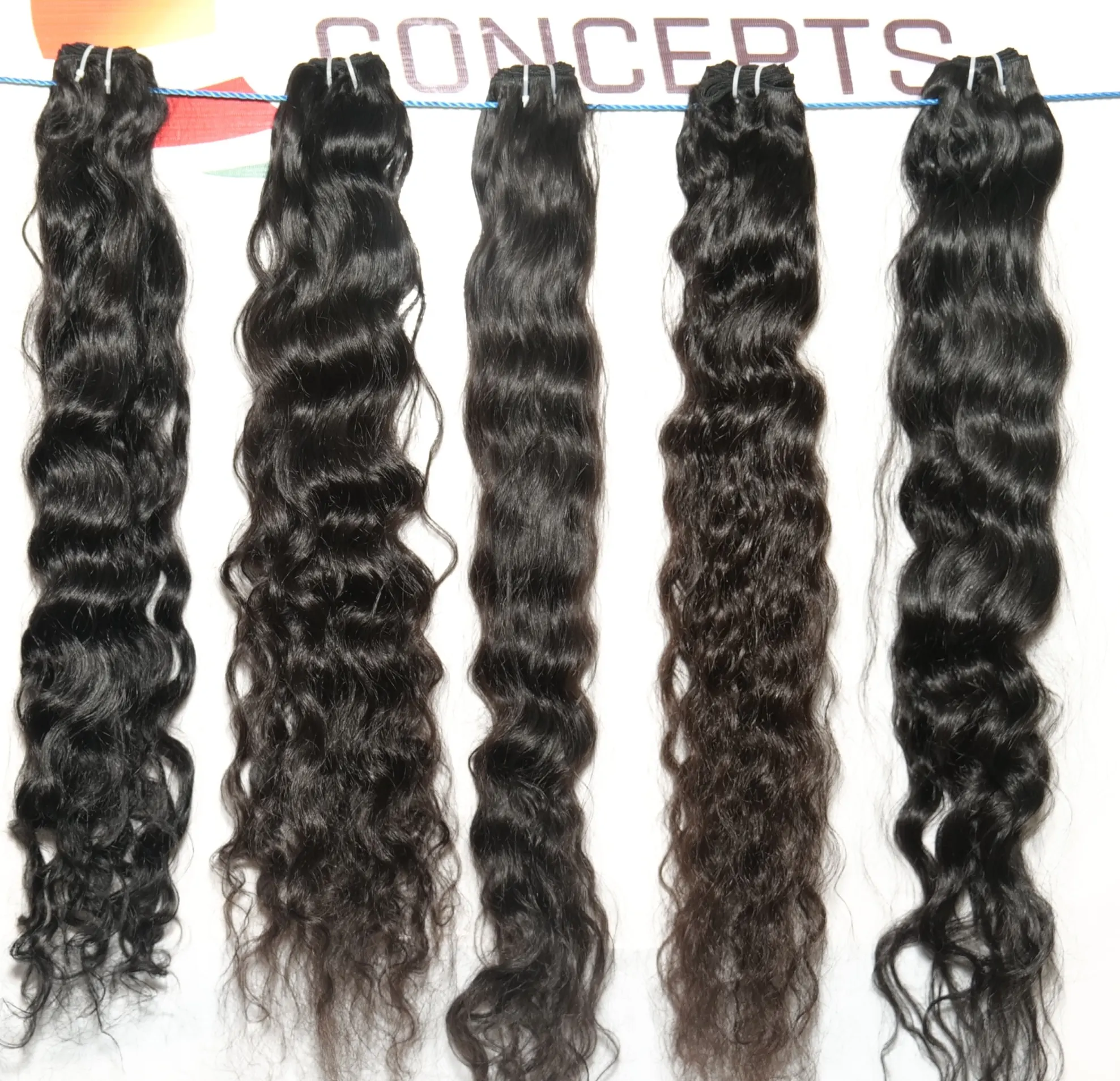 Ruwe Geen Chemische Verwerking Cuticula Uitgelijnd Natuurlijke Golvende Goedkope Maagdelijke Bundels Indiase Tempel Human Hair Extensions
