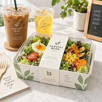 Coffret cadeau de café personnalisé AT PACK avec boîte en carton blanc de 300 g, emballage de luxe pour sachets de café arabe, tasses et cadeaux