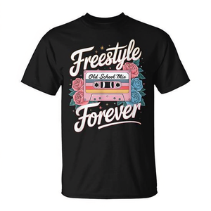 T-Shirt Promozionale Stile Retrò Freestyle Forever Old School Mix - Product Image 2