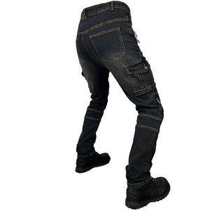 Pantalones vaqueros de motocicleta para hombre, Jeans de alta calidad con bolsillos, hechos en fábrica, precio barato - Product Image 5