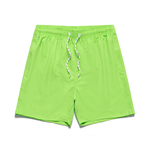 2025 Summer Cross-Border New Men's Beach Summer Shorts, Color sólido, Forro de malla, Cordón - Product Image 1