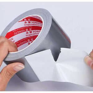 Cinta de Tela PET Plateada de Alta Resistencia de una Sola Cara, Adhesivo Termofusible Sensible a la Presión, Impermeable y Resistente al Viento, 10 mm de Ancho - Product Image 3