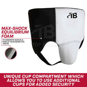 Protector de ingle de boxeo de tamaño adulto, ropa de entrenamiento, protector de ingle de boxeo, venta directa de fábrica, protector de ingle de boxeo - Product Image 5