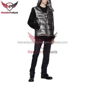 Chaleco acolchado de invierno informal elegante, chalecos personalizados de alta calidad con múltiples bolsillos, productos Hasnain transpirables reversibles a prueba de viento - Product Image 5