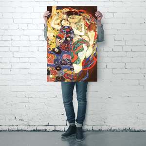 Gustav Klimt Art Deco <b>Poster</b> the Virgin for Wall Decor - Product Image 4