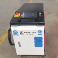Mesin Pembersih Laser Serat 1000W 1500 Watt Portabel Industri untuk Penghilang Minyak, Karat, Kotor, Pelapisan, Residium