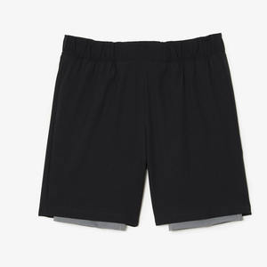 Nouveauté Shorts de tennis pour hommes personnalisés décontractés écologiques avec cordon de serrage Taille mi-haute 100% polyester Séchage rapide Respirant Vente en gros - Product Image 5