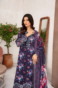 Ropa étnica india y pakistaní, césped de lujo de alta calidad para musulmanes, trabajo bordado pesado, vestidos sin costuras para mujeres - Product Image 4