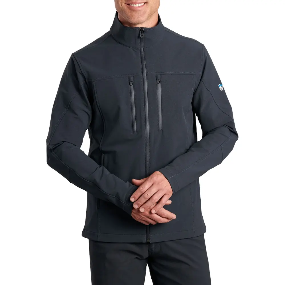 Chaqueta de montar en bicicleta para hombre, accesorio sencillo, impermeable, con carcasa suave, textil