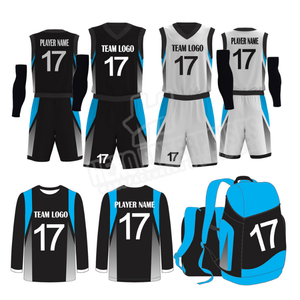 Conjunto de uniformes de baloncesto para hombre, nuevo diseño, camisetas de baloncesto universitarias, trajes deportivos degradados, uniformes de entrenamiento de equipo de baloncesto - Product Image 4