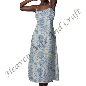 คอลเลคชั่นคอลเลคชั่นฤดูใบไม้ผลิฤดูร้อน2025ใหม่ชุดเดรสสายเดี่ยวพิมพ์ลายพื้นเมืองดีไซน์เสื้อผ้าลำลองสำหรับฤดูร้อน - Product Image 2