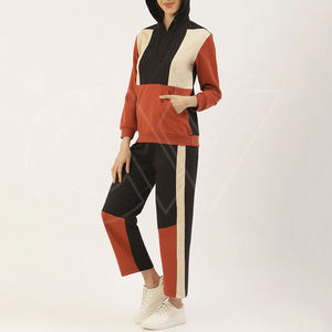 2024 meilleure vente en gros prix femmes survêtement formation Jogging porter femmes survêtement avec poches avant sweat - Product Image 2