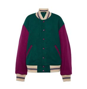 Blousons universitaires en laine 2026 avec logo personnalisé brodé sur les manches, corps entièrement en laine, uniforme de baseball, veste universitaire - Product Image 1
