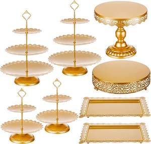 Support à gâteau en métal martelé en cuivre de luxe, fait à la main, vente en gros, plateau de Table élégant, Design Unique, meilleure qualité, support à gâteau en métal - Product Image 1