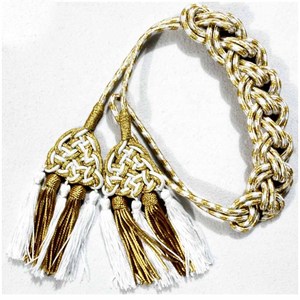 Cuerda de cinctura Artículo decorativo litúrgico Cinctura litúrgica con 3 borlas de cordón - Product Image 4