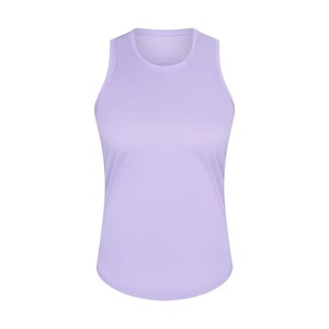 Tennis Yoga débardeur à séchage rapide respirant sans manches sport gilet athlétique pour l'exercice en plein air et la course avant Logo Position - Product Image 2