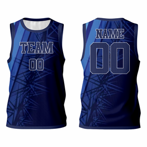 Maillot de basket respirant unisexe grande taille imprimé par sublimation été 100% polyester sans manches absorption rapide de l'humidité - Product Image 6