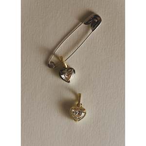Colgante de Diamante con Corazón Acanalado Solis, Elegante y con Estilo - Product Image 5