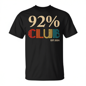 Maglietta 92 Club I Am the 92 Percent Black History Month - Product Image 2