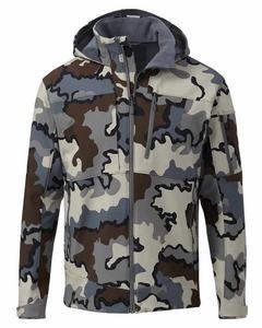 Veste de chasse imperméable en softshell camouflage, 100% polyester, doublure isolante, tissu respirant pour les aventures en plein air, toutes conditions météorologiques - Product Image 3