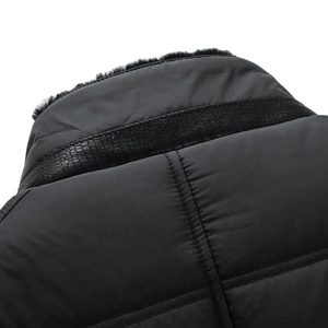 Chaqueta de invierno 2021 con cuello para hombre, chaqueta cortavientos cálida personalizada, chaqueta cálida de talla grande para mediana edad - Product Image 3