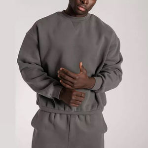 Sudadera con capucha para hombre, prenda de vestir, con logo bordado, de moda, de otoño e invierno, con forro polar, 400g, personalizada, proveedor OEM - Product Image 5