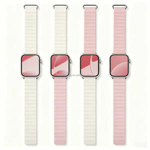 Bracelet magnétique réversible double face, montre connectée, bracelet en silicone souple, bande de 22 mm, boucle sport pour Apple Watch 49 mm, 46 mm, 41 mm - Product Image 5