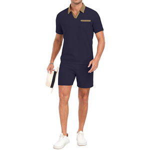 2025 camiseta informal transpirable de calle alta para hombre, ropa de verano para hombre, conjuntos de pantalones cortos, camisetas de manga corta, traje de gimnasio, conjuntos de gran tamaño para hombre - Product Image 4
