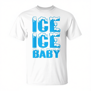 T-Shirt Promozionale Halloween 2024 per Famiglie e Coppie, Costume Ice Ice Baby - Product Image 2