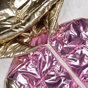 Moda invierno mujer ropa señoras Parka burbuja Crop chaqueta Puff chaqueta mujer Abrigos de talla grande abrigos - Product Image 4