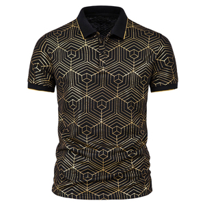 เสื้อยืดโปโลผ้าฝ้าย100% สำหรับผู้ชาย,เสื้อยืดโปโลแบบกำหนดเอง - Product Image 1