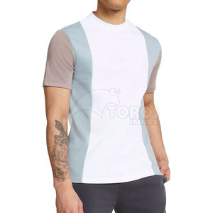 เสื้อยืดพิมพ์ลายทรงหลวมใส่สบายทันสมัยผ้าฝ้าย 100% สำหรับผู้ชาย ขนาดสั่งทำได้ MOQ ต่ำ เสื้อยืดผู้ชาย - Product Image 2