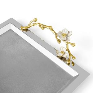 Plateau de service en métal moderne à succès, parfait pour présenter les repas, décoration de Noël, utilisation pour la décoration de la maison et l'élégance - Product Image 5