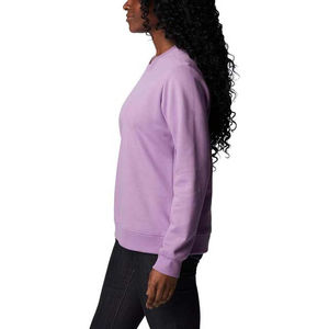 Surdimensionné brodé uni femmes 400 GSM col rond décontracté poids lourd épais velours côtelé sweat à cordon du Pakistan 2025 - Product Image 3