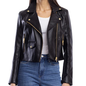 2025 nouveauté vente chaude prix usine veste en cuir 100% veste en cuir de haute qualité pour les femmes - Product Image 1