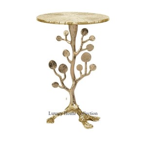 ทำจากอลูมิเนียมชุบทองตกแต่งโต๊ะข้างเตียงบ้านทันสมัย - Product Image 5