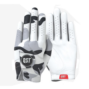 Guantes de Golf con Logotipo Personalizado al por Mayor, Cómodos, Transpirables, Antideslizantes, Guantes de Golf Blancos para Hombre y Mujer, Guantes de Cuero de Pakistán - Product Image 1