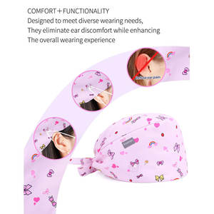 Venta caliente precio razonable Scrub sombreros estilo único Scrub sombreros personalizados al por mayor ligero Scrub sombreros - Product Image 4
